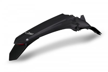 Picture of UFO REAR FENDER ENDURO LED YAMAHA BLACK - YZ125 / YZ250 22-