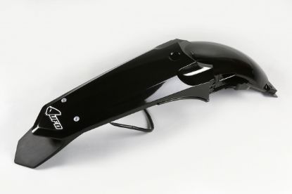 Picture of UFO REAR FENDER (W/LED) YAMAHA BLACK - YZ125/250 15-21