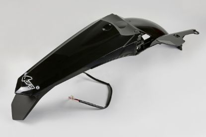 Picture of UFO REAR FENDER (W/LED) YAMAHA BLACK - YZF250 14-18 / YZF450 14-17