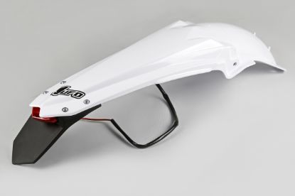 Picture of UFO REAR FENDER (W/LED) YAMAHA WHITE - YZF450 10-13