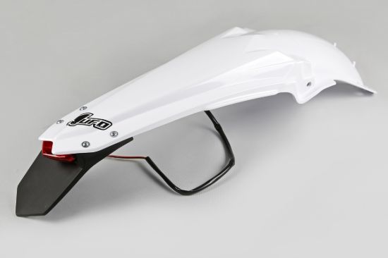 Picture of UFO REAR FENDER (W/LED) YAMAHA WHITE - YZF450 10-13