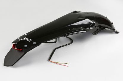 Picture of UFO REAR FENDER (W/LED) YAMAHA BLACK - YZF450 10-13