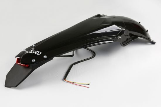 Afbeeldingen van UFO REAR FENDER (W/LED) YAMAHA BLACK - YZF450 10-13