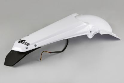 Picture of UFO REAR FENDER (W/LED) YAMAHA WHITE - YZF250 10-13