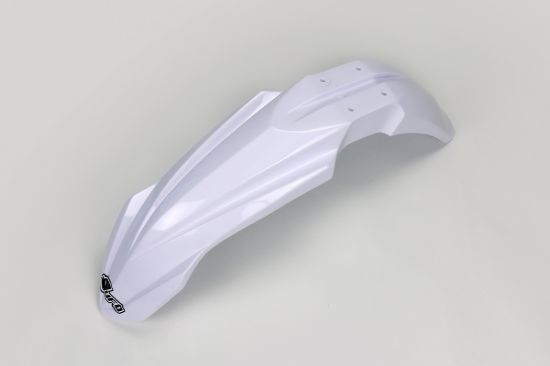 Picture of UFO FRONT FENDER YAMAHA WHITE - YZ 15-21/YZF 10-17/WR 15-21/WRF 12-18