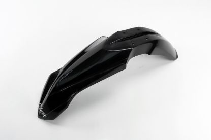 Picture of UFO FRONT FENDER YAMAHA BLACK - YZ 15-21/YZF 10-17/WR 15-21/WRF12-18