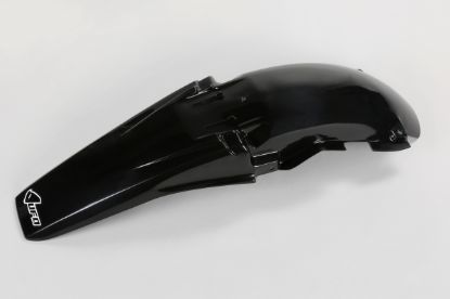 Picture of UFO REAR FENDER YAMAHA BLACK - YZ125/250 96-01 / WRF