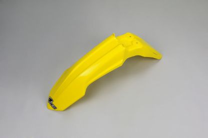Picture of UFO FRONT FENDER SUZUKI YELLOW - RMZ 250 10-18 / RMZ450 08-17