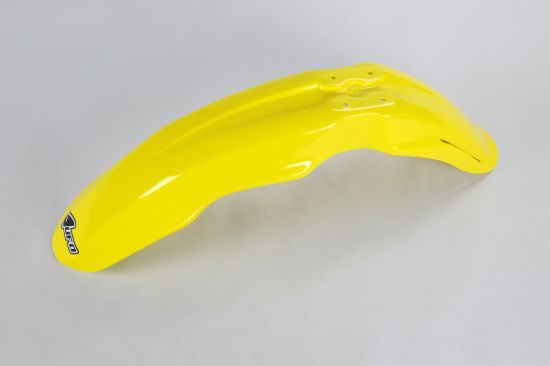 Picture of UFO FRONT FENDER SUZUKI YELLOW - RM125/250 01-25/RMZ250 07-09/450 05-07