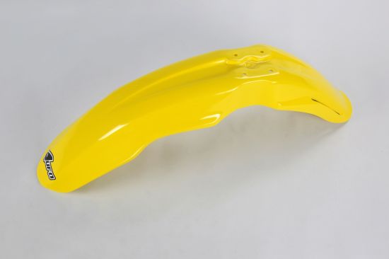 Picture of UFO FRONT FENDER SUZUKI YELLOW 101 - RM125/250 01-25/RMZ250 07-09/450 05-07