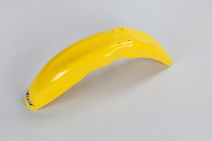 Picture of UFO FRONT FENDER SUZUKI YELLOW - RM85 00-25