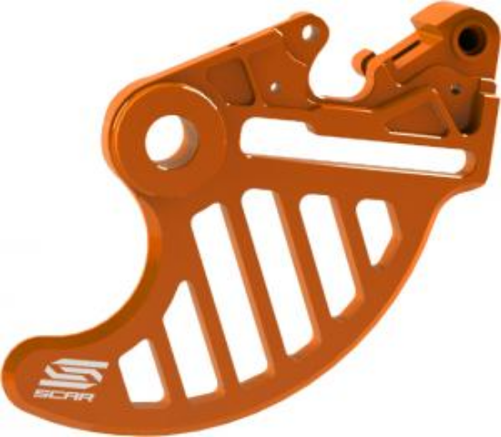 Picture of Achter Remschijf Beschermer Aluminium Oranje Ktm/Husqvarna/GasGas/Husaberg