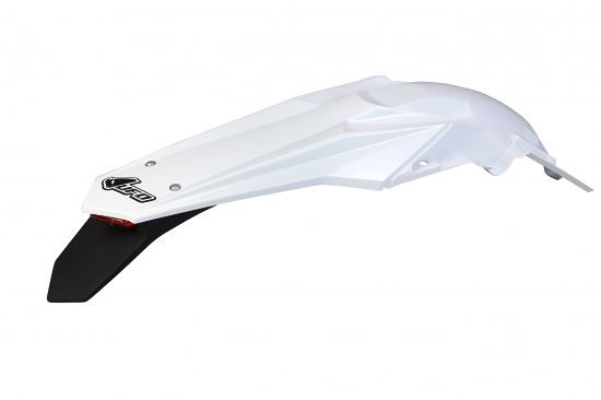 Picture of UFO REAR FENDER ENDURO LED SUZUKI WHITE - RMZ250 19-25 / RMZ450 18-25