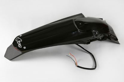 Picture of UFO REAR FENDER (W/LED) SUZUKI BLACK - RMZ250 10-18