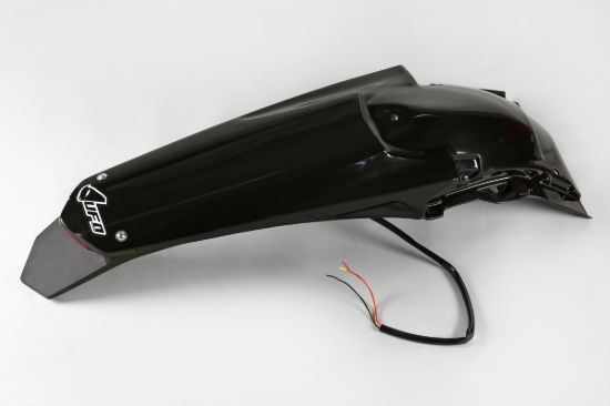 Picture of UFO REAR FENDER (W/LED) SUZUKI BLACK - RMZ250 10-18