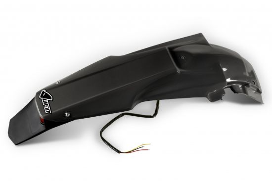 Picture of UFO REAR FENDER (W/LED) SUZUKI BLACK - RMZ450 08-17