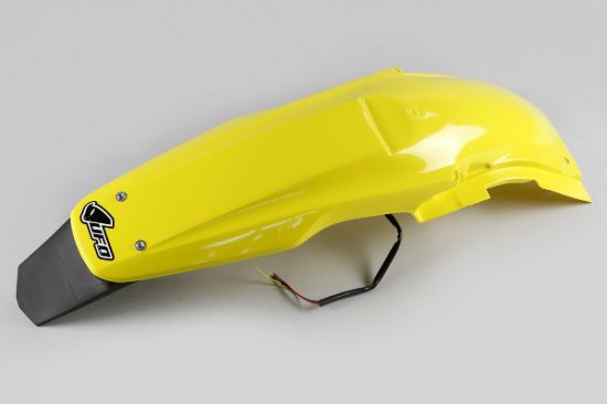 Picture of UFO REAR FENDER (W/LED) SUZUKI YELLOW - RMZ250 07-09
