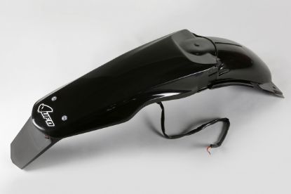 Picture of UFO REAR FENDER (W/LED) SUZUKI BLACK - RM125/250 01-25
