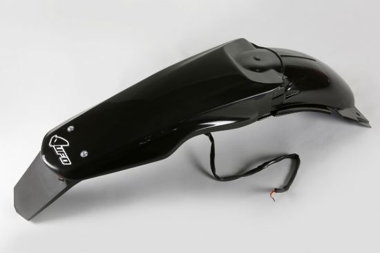 Picture of UFO REAR FENDER (W/LED) SUZUKI BLACK - RM125/250 01-25