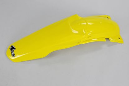 Picture of UFO REAR FENDER SUZUKI YELLOW - RM125/250 01-25