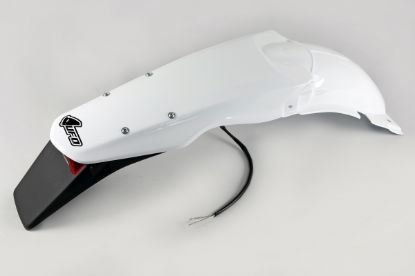 Picture of UFO REAR FENDER SUZUKI WHITE - RM125/250 01-25
