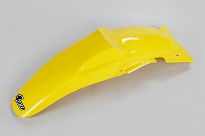 Picture of UFO REAR FENDER SUZUKI YELLOW - RM125/250 96-00