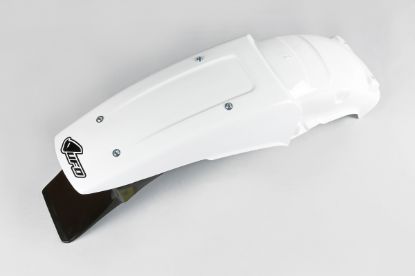 Picture of UFO REAR FENDER SUZUKI WHITE - RM125/250 89-92