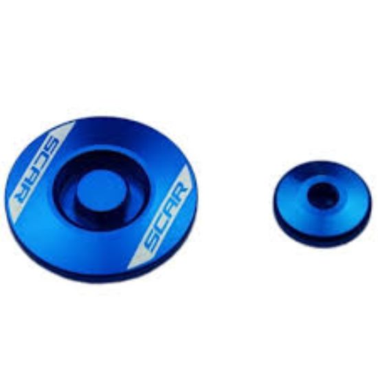 Picture of Scar Motorplug Blauw Kawasaki KXF250 KX250X KXF450 KX450X KLX450