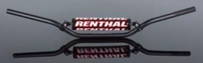 Picture of RENTHAL HANDLEBAR 22MM BLACK-PADDED 677 SPECIAL QUAD 677-01-BK