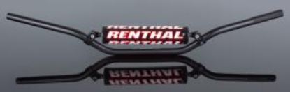 Picture of RENTHAL HANDLEBAR 22MM BLACK-PADDED 797 50CC PLAYBIKE BAR 797-01-BK-08-219