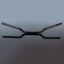 Afbeeldingen van RENTHAL HANDLEBAR 22MM BLACK ROAD LOW 754 754-01-BK
