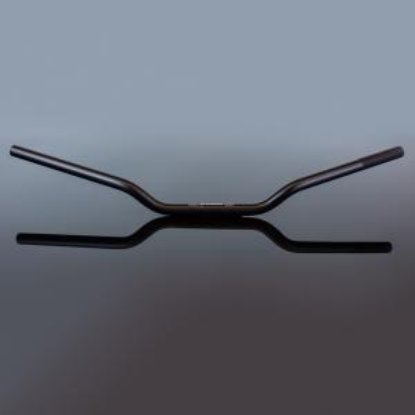 Picture of RENTHAL HANDLEBAR 22MM BLACK ROAD WIDE 749 749-02-BK