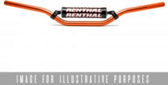 Picture of RENTHAL HANDLEBAR 22MM ORANGE-PADDED 783 ATV RACE BAR 783-01-OR-03