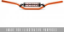 Afbeeldingen van RENTHAL HANDLEBAR 22MM ORANGE-PADDED 784 RC MINI/85CC 784-03-OR-03-219