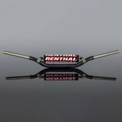 Picture of RENTHAL HANDLEBAR 991-01-BK TWINWALL BLACK PADDED KTM SX/SXF 09-12, SUZ RM/RMZ 06-13, YAM YZF 18-21