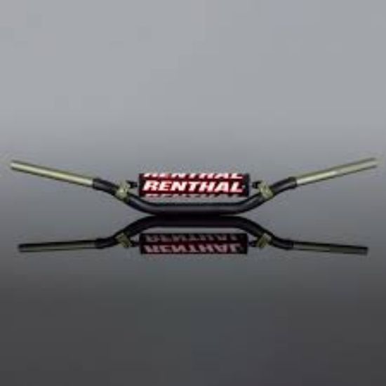 Picture of RENTHAL HANDLEBAR 991-01-BK TWINWALL BLACK PADDED KTM SX/SXF 09-12, SUZ RM/RMZ 06-13, YAM YZF 18-21