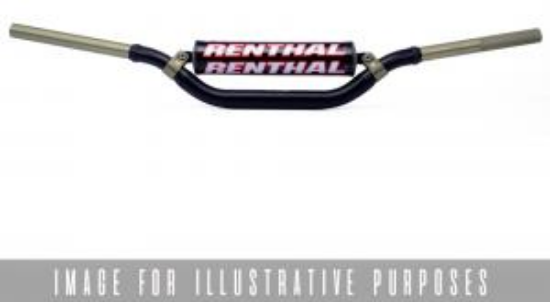 Picture of RENTHAL HANDLEBAR TWINWALL BLACK-PADDED 921 YAMAHA YZ/YZF 06- 921-01-BK-07
