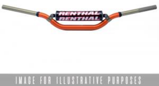 Picture of RENTHAL HANDLEBAR TWINWALL ORANGE-PADDED 994 KTM HIGH 994-01-OR