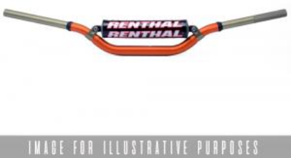Picture of RENTHAL HANDLEBAR TWINWALL ORANGE-PADDED 996 VILLOPOTO/STEWART 996-01-OR