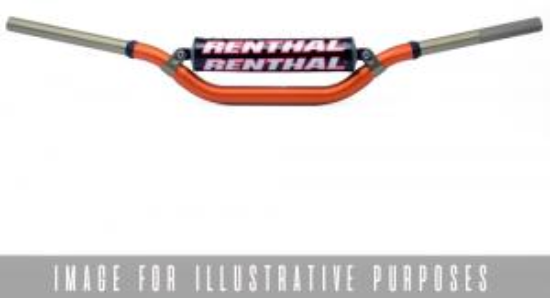 Picture of RENTHAL HANDLEBAR TWINWALL ORANGE-PADDED 999 MCGRATH/SHORT 999-01-OR