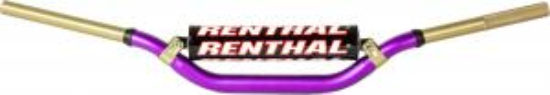 Picture of RENTHAL HANDLEBAR TWINWALL PURPLE PADDED 997 RC/HONDA CR/CRF 04-13/KAWASAKI KX/KXF 06-14