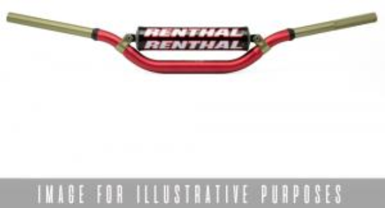 Afbeeldingen van RENTHAL HANDLEBAR TWINWALL RED-PADDED 996 VILLOPOTO/STEWART 996-01-RD