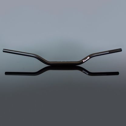 Picture of RENTHAL HANDLEBAR FATBAR BLACK 604 604-50-BK ADVENTURE MEDIUM