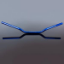 Picture of RENTHAL HANDLEBAR 22MM BLUE ROAD WIDE 749 749-02-BU