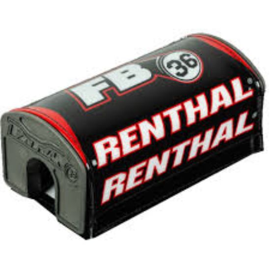 Picture of RENTHAL BARPAD P335 FATBAR36 BLK WHT RED