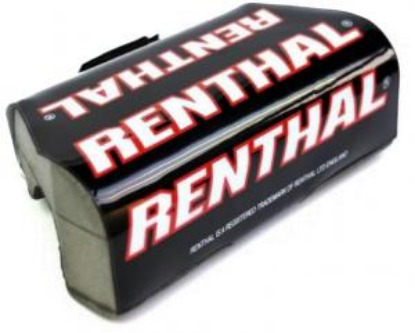 Afbeeldingen van RENTHAL BLACK/RED TRIALS FATBAR PAD