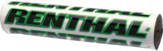 Picture of RENTHAL WHITE/GREEN SUPERCROSS HANDLEBAR PAD