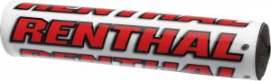 Afbeeldingen van RENTHAL WHITE/RED SUPERCROSS HANDLEBAR PAD