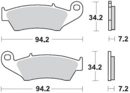 Picture of V-Remblokken CR/CRF 95/26 +Meerdere Modellen 93421 Motomaster