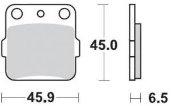 Picture of Front CR80/85 87-.. Rear YZ85-